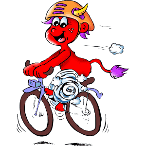 Fahrrad Teufelchen - Hausarztpraxis Dr. Milek