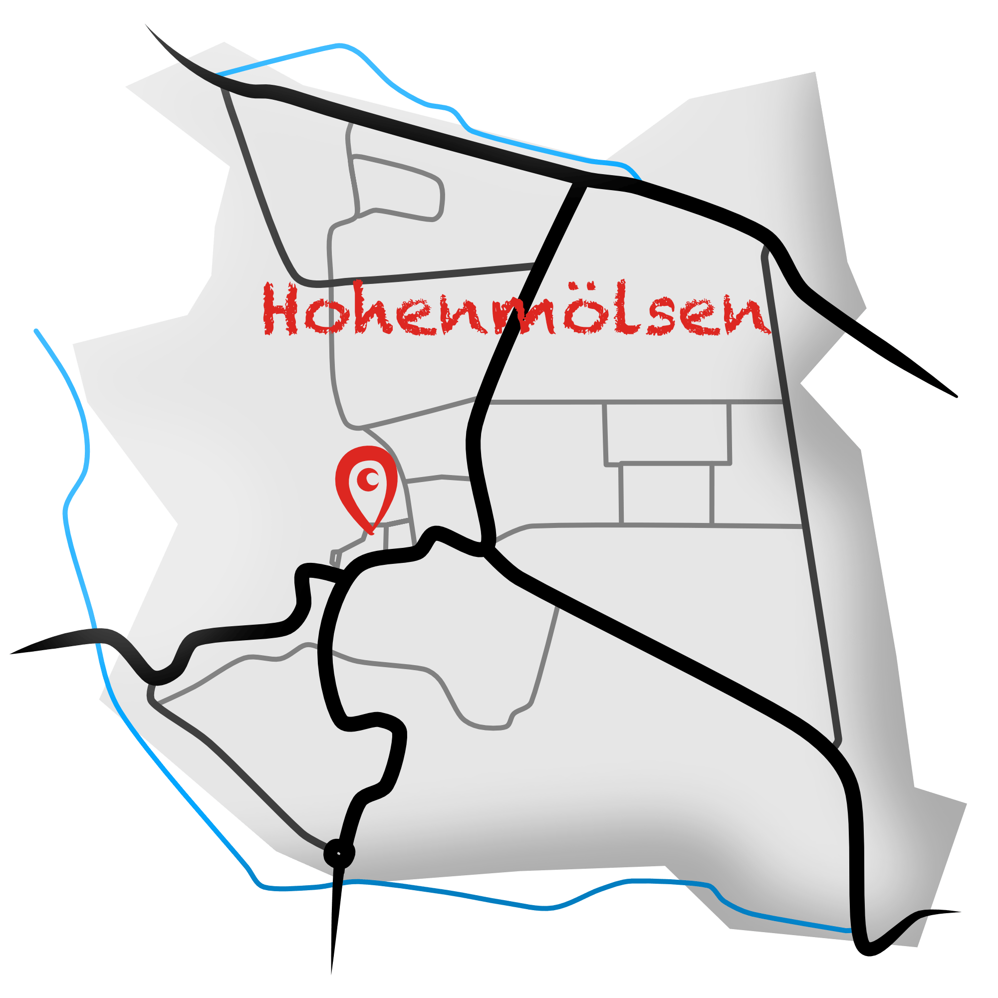 Karte von Hohenmölsen mit Standort der Hausarztpraxis Dr. Milek